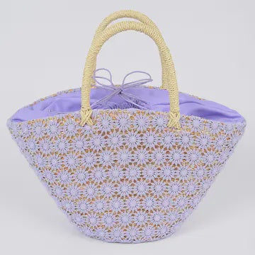 Colorful Daisy Handmade Beach Bag