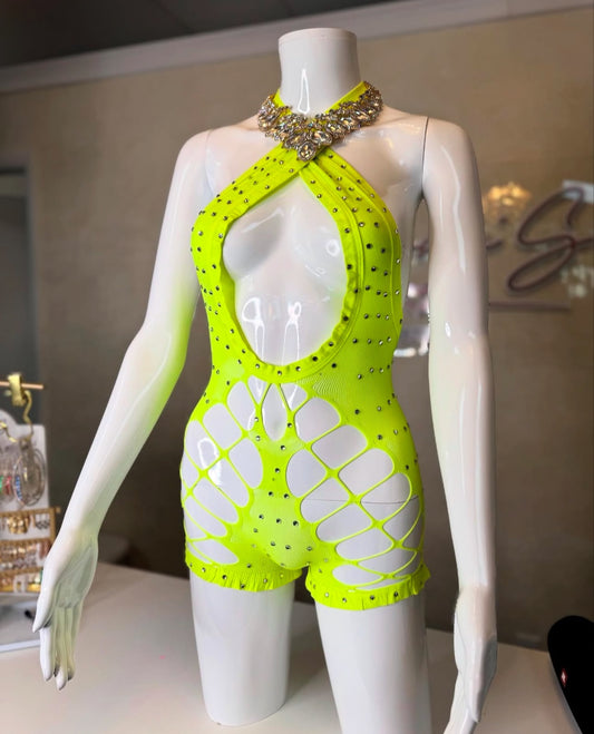 GREEN ROMPER